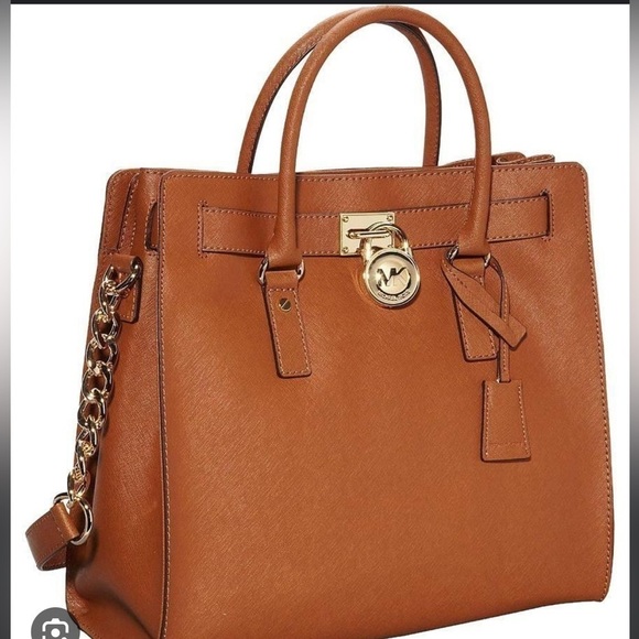 Michael Kors Hamilton Brown Bag - Picture 1 of 6